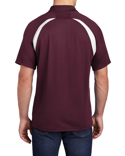 Colorblock Raglan Polo