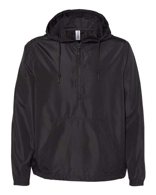 Windbreaker 1/4 Zip Black