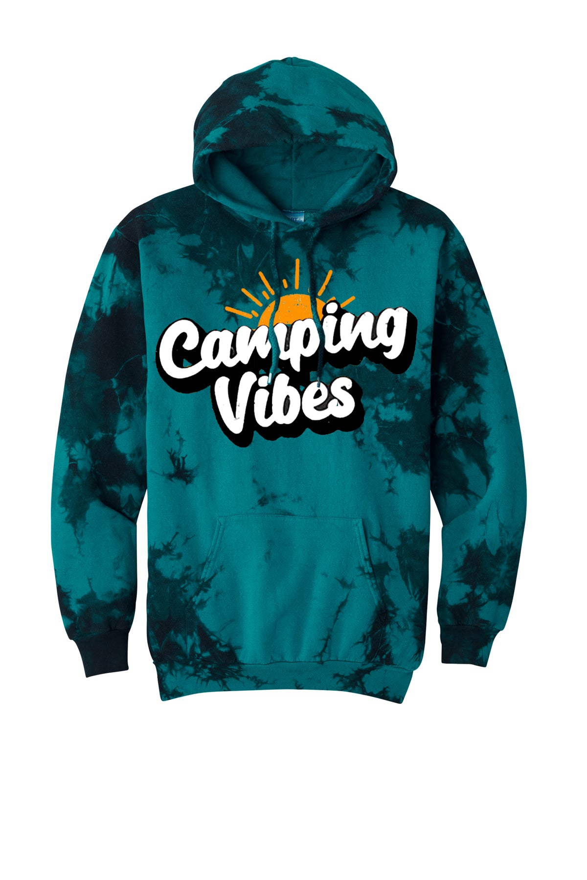 Tie Dye Camping Hoodie